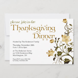 Floral Thanksgiving Infrance Uitnodiging 30