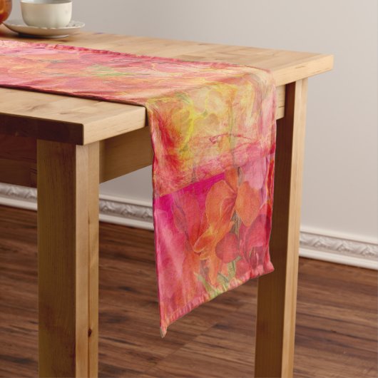 Floral Thapable Table Runner Korte Tafelloper (Voorbeeld)