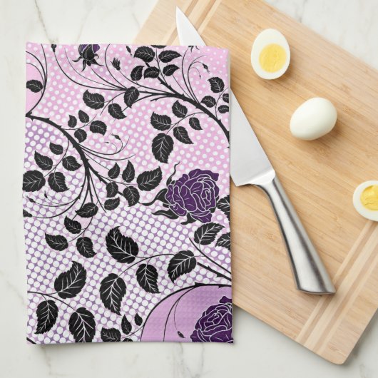Floral Theedoek (Quarter Fold)