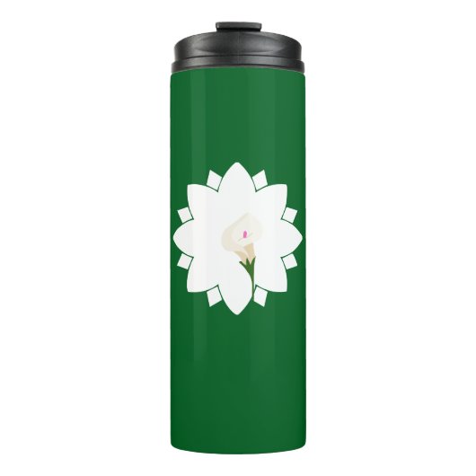 floral thermosbeker (Voorkant)