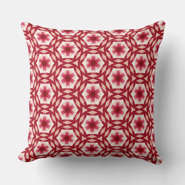 Floral Throw Pillow Kussen (Voorkant)