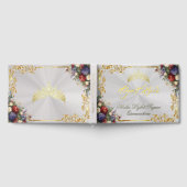 Floral, Tiara & Gold Leaves - White Pearl (Complet)