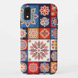Floral Tile iPhone XR Hoesje