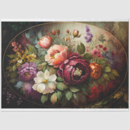  Floral. Tissuepapier