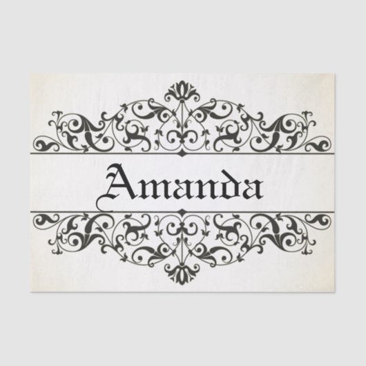  Floral Tissuepapier (Voorkant)