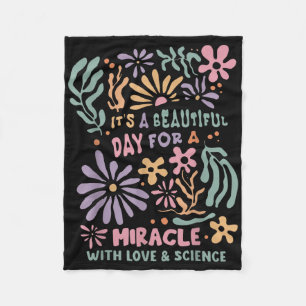 Floral Transfer Day IVF is een mooie dag voor MI Fleece Deken