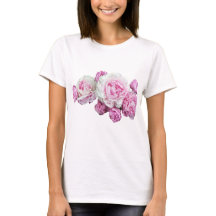 Floral Transparant Design T Shirt