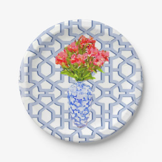 Floral Trellis Waterverf Papier Bord