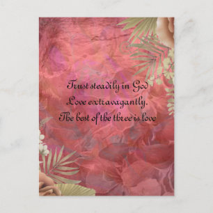Floral Tropical Briefkaart Designer