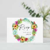 Floral tropical coloré w Repas RSVP (Debout devant)