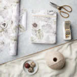 Floral tropical d'été<br><div class="desc">Un été tropical motif floral papier cadeau enveloppé.</div>