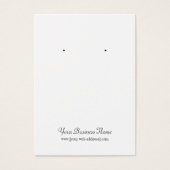 Floral Tropical Foliage Feuille Carte d'oreille pe (Devant)