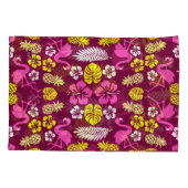 Floral Tropical Fruit Patterned Kussensloop (Achterkant)