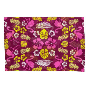 Floral Tropical Fruit Patterned Kussensloop