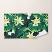 Floral tropical luxuriant (Serviette à main)