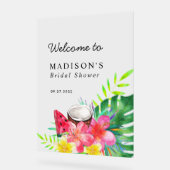 Floral Tropical Paradise Bridal Shower (Angle)