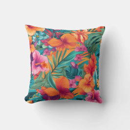 Floral Tropical Vibrant Beauty Interior Kussen