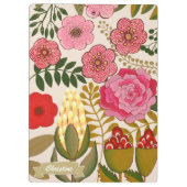 Floral Tropics Art Painting gepersonaliseerd Klembord (Achterkant)