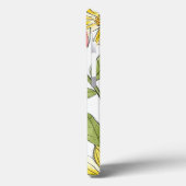Floral tuinontwerp met witte achtergrond Case-Mate iPhone case (Achterkant / Links)