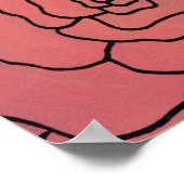 Floral tuinschilderende Poster (Hoek)