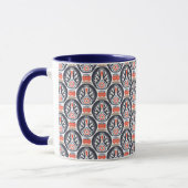 Floral Turkey Folk Art Pattern Mok (Links)