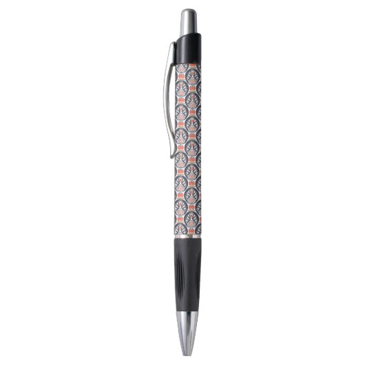 Floral Turkey Folk Art Pattern Pen (Top (Verticaal))