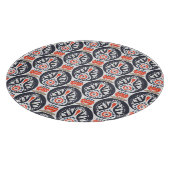 Floral Turkey Folk Art Pattern Snijplank (Hoek)