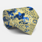 Floral  tweezijdig overdag stropdas (Opgerold)