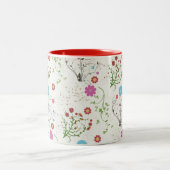 Floral Two-Tone Mok (Center)