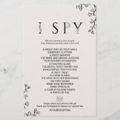 Floral Typografie vindt de gast Flyer (Achterkant)