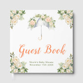 Floral Umbrella Baby Shower Gastenboek (Voorkant)