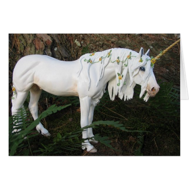 Floral Unicorn (Voorkant Horizontaal)