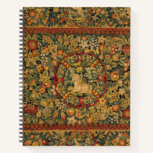 Floral Unicorn Motif Notitieboek