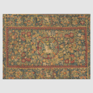 Floral Unicorn Motif Tissuepapier