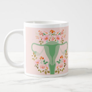 Floral Uterus mok- (Sage) Extra Grote Beker