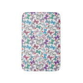 Floral Valentijn Pattern Badmat (Voorkant Verticaal)