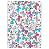 Floral Valentijn Pattern Klembord (Achterkant)