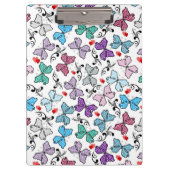 Floral Valentijn Pattern Klembord (Voorkant)