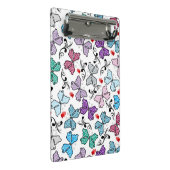 Floral Valentijn Pattern Mini Klembord (Schuin)