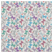 Floral Valentijn Pattern Stof (Swatch)