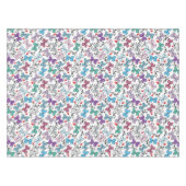 Floral Valentijn Pattern Tafelkleed (Voorkant (Horizontaal))