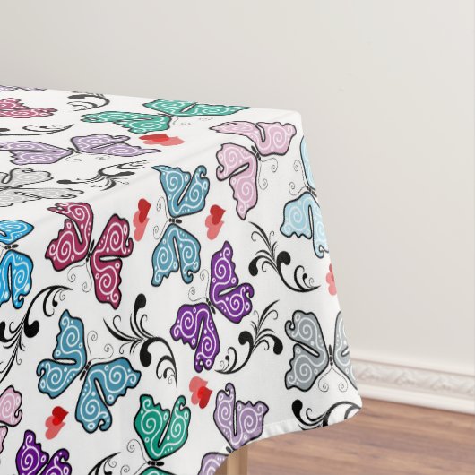 Floral Valentijn Pattern Tafelkleed (Voorbeeld)