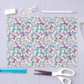 Floral Valentijn Pattern Tissuepapier (Craft)