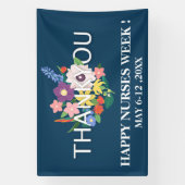 Floral van de week van de Nationale Verpleegkundig Spandoek (Verticaal)