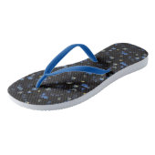 Floral van het windvlies teenslippers (Schuin)