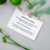 Floral verander het Briefkaart van de Datum