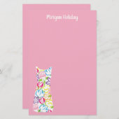 Floral Verschuiving Verpletterd Gepersonaliseerde  (Voorkant / Achterkant)