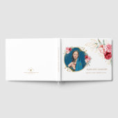Floral Vierge Marie Funeral Memorial Livre d'invit (Complet)