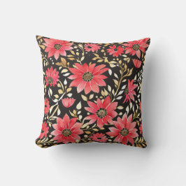 Floral vierkant kussen