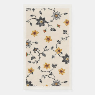 Floral Vine Pattern Paper Gastenhanddoek Servet
